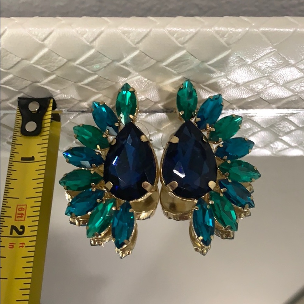 Eye Candy Los Angeles Butterfly Statement Earrings